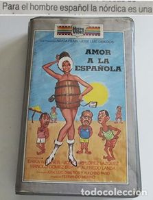 Cinema: AMOR A LA ESPAÑOLA PELÍCULA COMEDIA JOSÉ L. LÓPEZ VÁZQUEZ ALFREDO LANDA GÓMEZ BUR MERINO MÁLAGA VHS